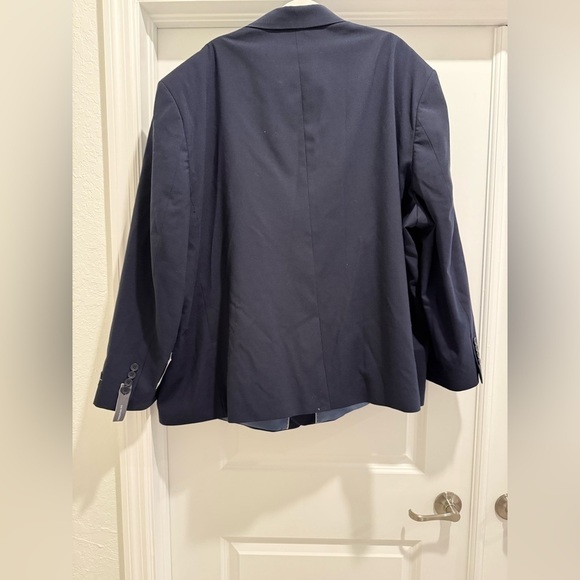 GS Perfect Fit Men's Notch Lapel Flap Pocket Blazer Suit Jacket - Picture 3 of 9